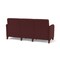 Lesro Siena Lounge Reception 3 Seat Tandem Seating No Center Arms, Walnut, RF Nebbiolo Upholstery SN3101 - alternate 2